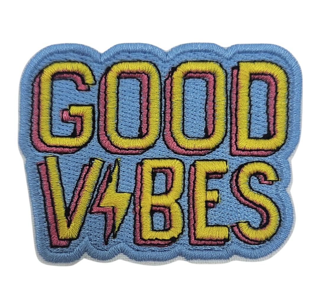 Good Vibes - Parche bordado